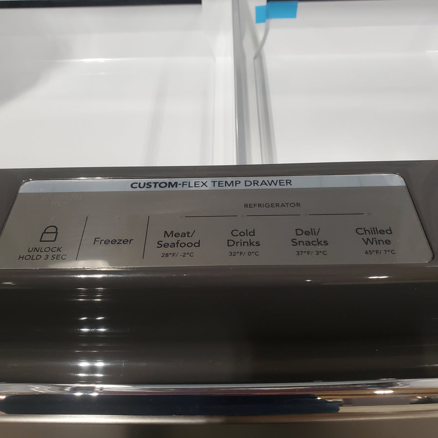 Frigidaire Gallery 22 Cu. Ft. 4-Door Counter-depth French Door Refrigerator with Ice Maker (Fingerprint Resistant Stainless Steel) ENERGY STAR 20SD142 - GRMC2273CF - Scratch & Dent (Moderate)