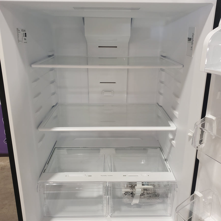 Vissani 18.1 cu. ft. Top Freezer Refrigerator in Fingerprint Resistant Stainless Steel Look, Garage Ready 25134SD452 - MDTF18SSR5 - Scratch & Dent (Major)