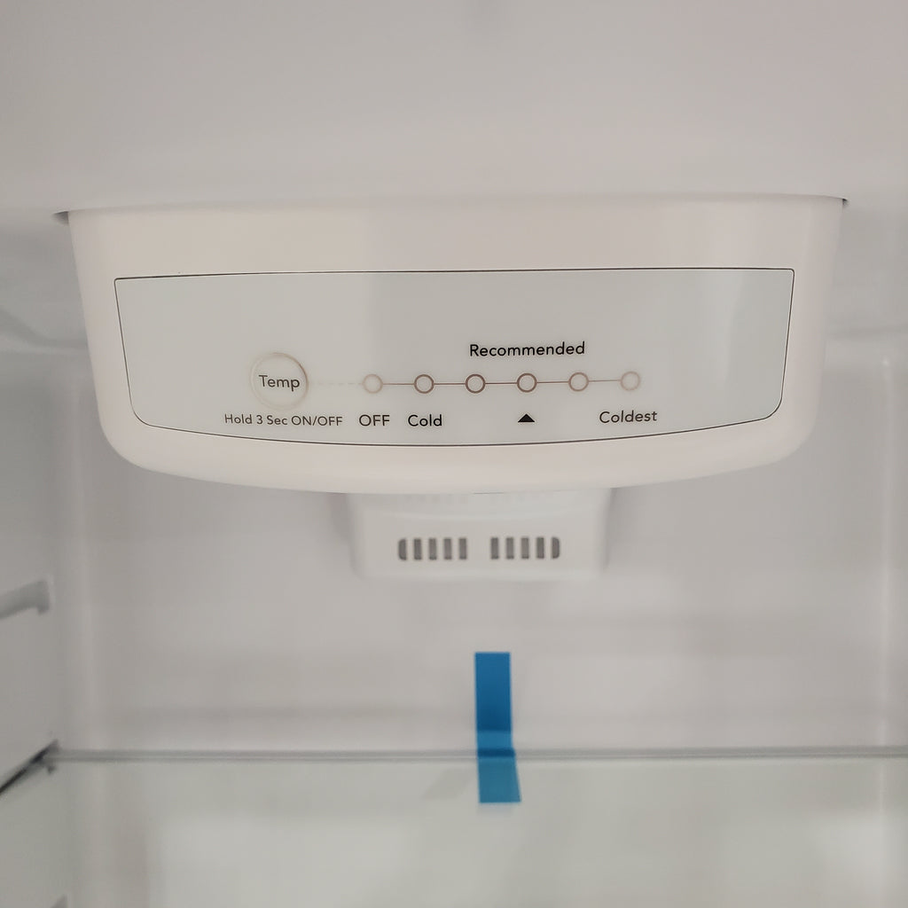 Pictures of Frigidaire Top Freezer 18 Cu. Ft. Capacity Refrigerator with Spacious Interior Storage and Bright LED Lighting in White FFHT1822UW - 3SD372 - Scratch and Dent (Moderate) - Neu Appliance Outlet - Discount Appliance Outlet in Austin, Tx