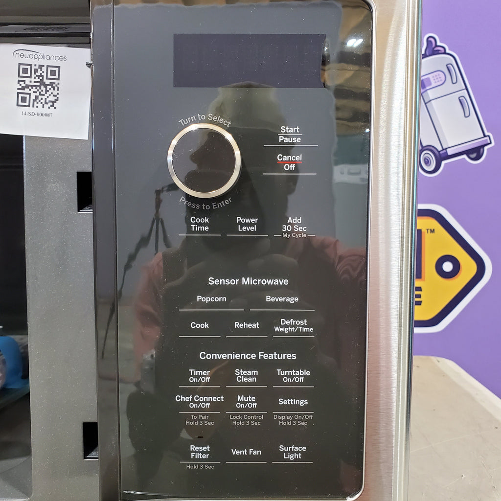 Pictures of GE Profile 2.1 cu. ft. Over the Range Microwave in Stainless Steel with Sensor Cooking PVM9215SKSS-Scratch & Dent - (Minor) - Neu Appliance Outlet - Discount Appliance Outlet in Austin, Tx