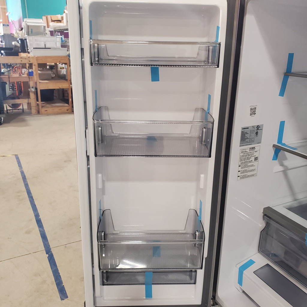 Pictures of Samsung 32 cu. ft. Mega Capacity 3-Door French Door Refrigerator with Dual Auto Ice Maker in Stainless Steel -RF32CG5100SR -(Open Box) - Neu Appliance Outlet - Discount Appliance Outlet in Austin, Tx