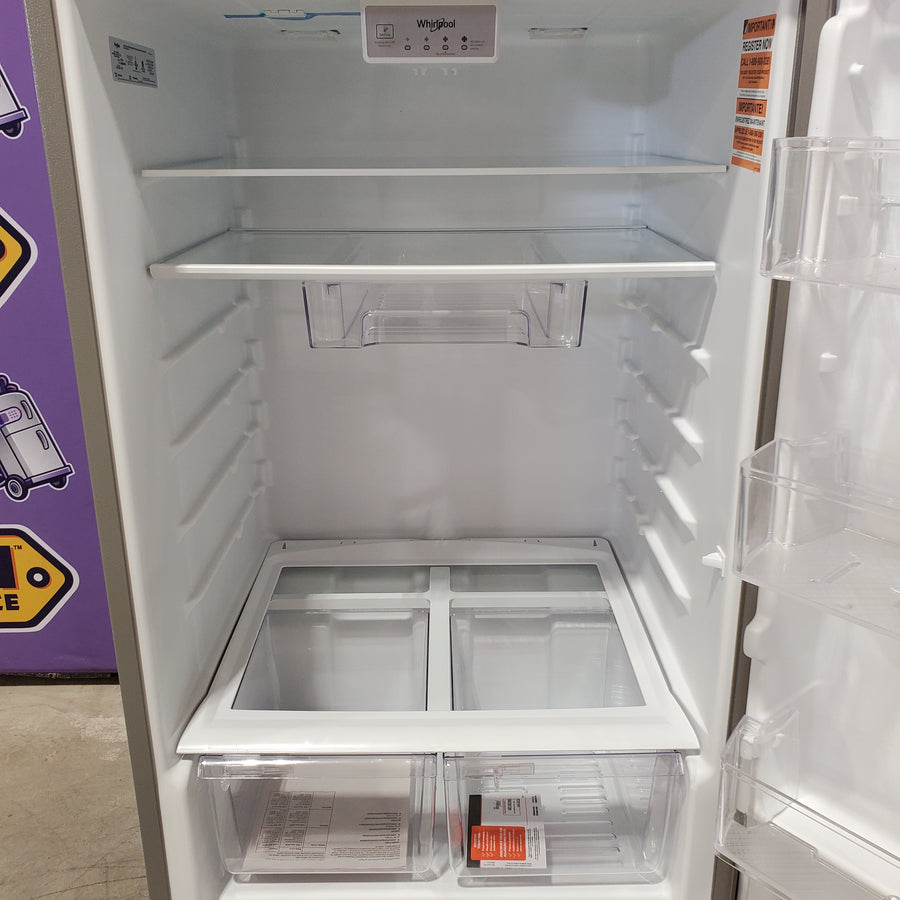 Whirlpool 18 Cu. Ft. 28" Wide Refrigerator in Stainless Steel 251315SD1087 - WRT518SZFM - Scratch & Dent (Minor)