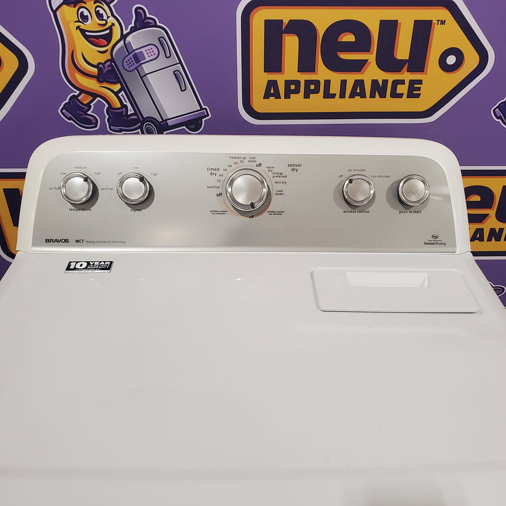 Pictures of Neu Elite Maytag Bravos 7.0 cu. ft. Electric 220v Dryer With Auto Sensor Dry - Certified Refurbished - Neu Appliance Outlet - Discount Appliance Outlet in Austin, Tx