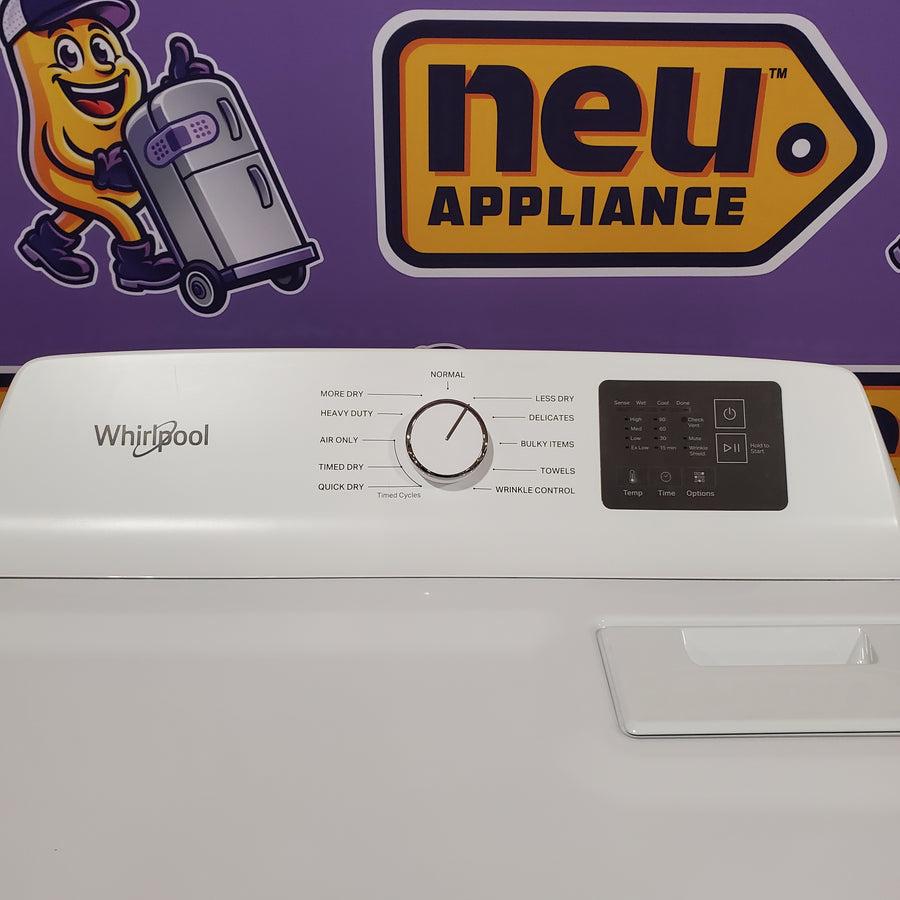 Whirlpool 7.0 cu. ft. Electric Dryer with Adaptive Dry and Wrinkle Shield™ Option 22137SD375 - WED4307SW - Scratch & Dent (Minor)