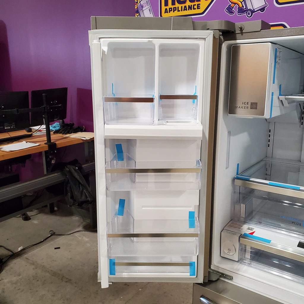 Pictures of Frigidaire 27.8-cu ft French Door Refrigerator with Dual Ice Maker (Fingerprint Resistant Stainless Steel) ENERGY STAR GRFS2853AF - Scratch & Dent (Moderate) - Neu Appliance Outlet - Discount Appliance Outlet in Austin, Tx