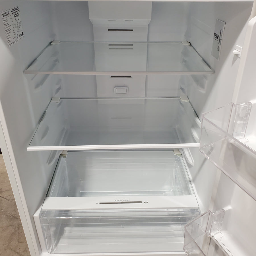 Vissani 14.2 cu. ft. Top Freezer Refrigerator in White, Garage Ready 251310SD886 - MDTF14WH5 - Scratch & Dent (Minor)