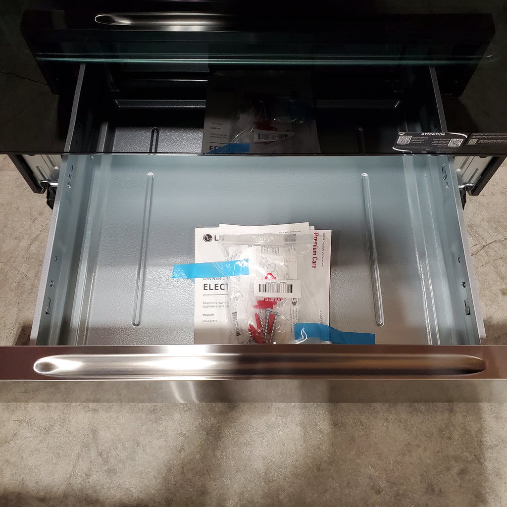 LG 6.3 cu ft. Smart Electric Slide-in Range with Air Fry & EasyClean® 5SD177 - LSEL6333XE - Open Box