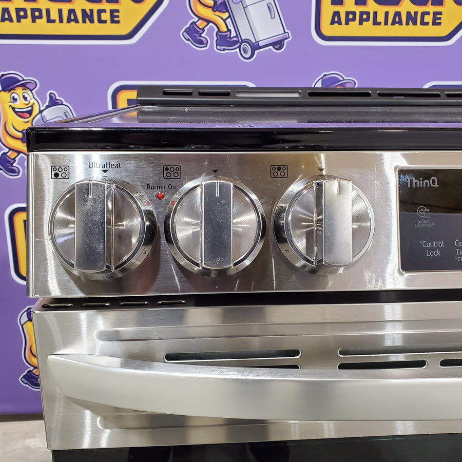 LG 6.3 cu. ft. Smart Wi-Fi Enabled ProBake Convection® InstaView® Electric Slide-In Range with Air Fry LSEL6335FE - Scratch & Dent (Minor)