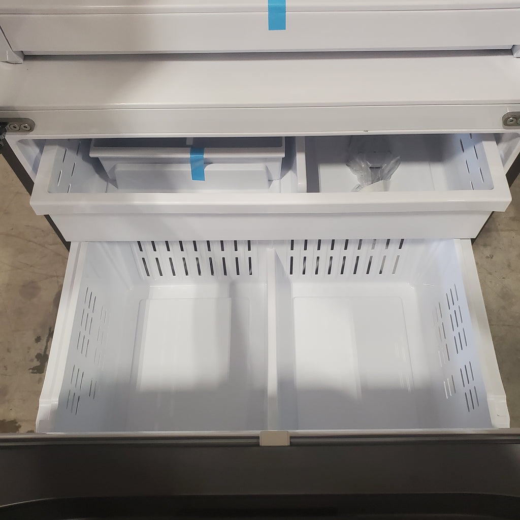 Pictures of Samsung 31.5-cu ft 3-Door Smart French Door Refrigerator with Dual Ice Maker (Stainless Steel) ENERGY STAR RF32CG5300SR - Scratch & Dent - Minor - Neu Appliance Outlet - Discount Appliance Outlet in Austin, Tx