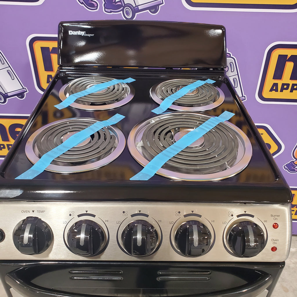 Pictures of Danby 20″ Wide Electric Range in Stainless Steel DER202BSS - Open Box - Neu Appliance Outlet - Discount Appliance Outlet in Austin, Tx
