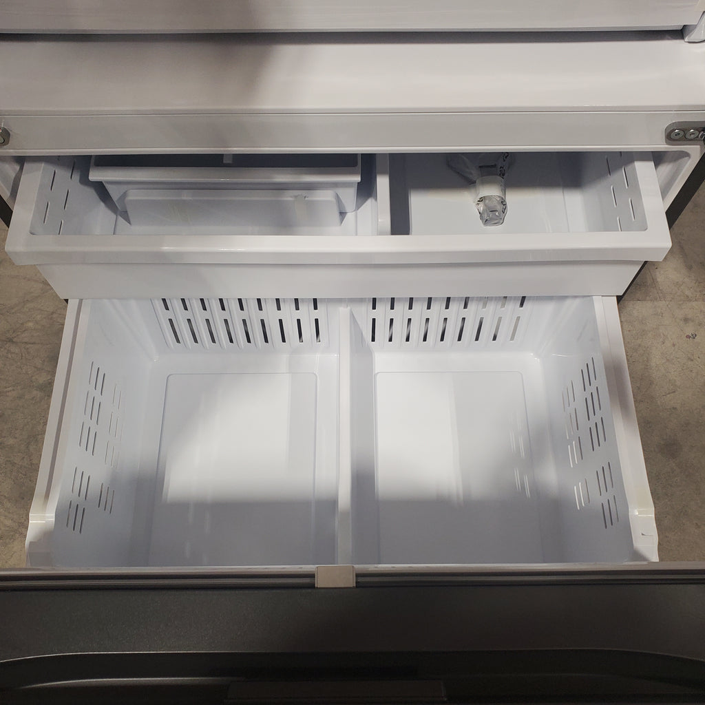 Pictures of Samsung 32 cu. ft. Mega Capacity 3-Door French Door Refrigerator with Dual Auto Ice Maker in Stainless Steel 4SD399- RF32CG5100SR - Open Box - Neu Appliance Outlet - Discount Appliance Outlet in Austin, Tx