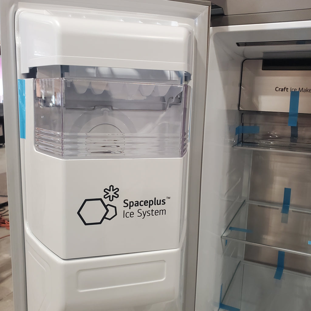 Pictures of LG 27 cu. ft. Side-By-Side InstaView® Refrigerator in PrintProof Stainless Steel 3SD655 - LRS0S2706S - Scratch & Dent (Minor) - Neu Appliance Outlet - Discount Appliance Outlet in Austin, Tx