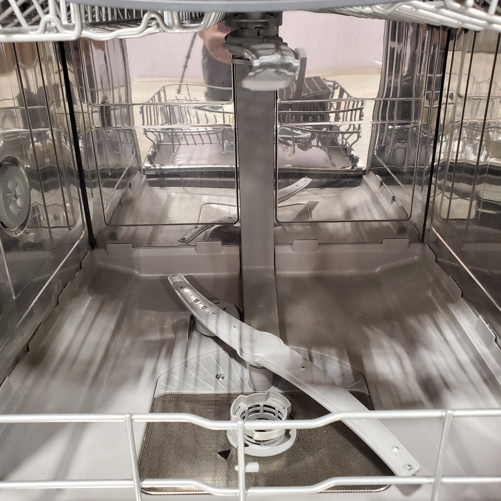 Pictures of Bosch 100 Series 24" Front Control Smart Built-In Hybrid Stainless Steel Tub Dishwasher with 50dBA in Black SHE3AEM6N - Open Box - Neu Appliance Outlet - Discount Appliance Outlet in Austin, Tx