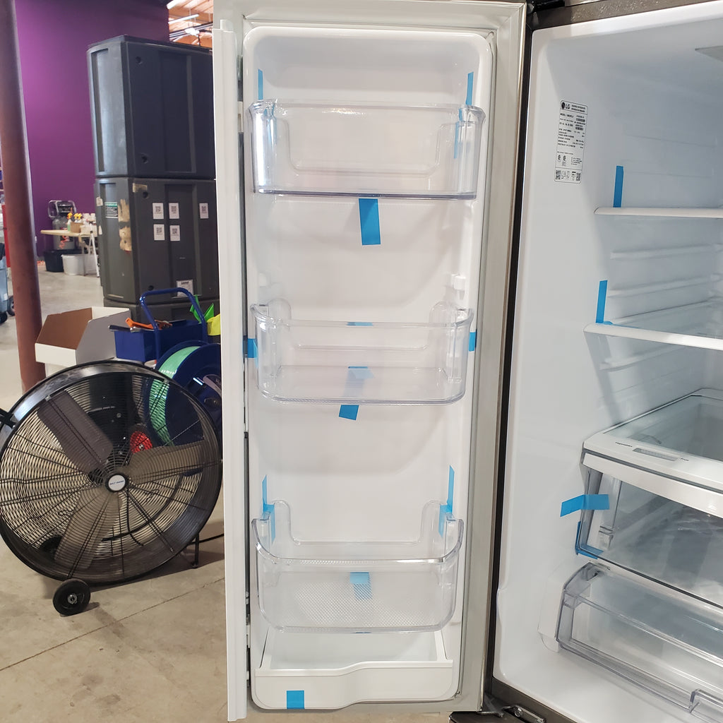 Pictures of LG 22 cu. ft. 30-inch Wide French Door Refrigerator in Stainless Steel LFCS22520S - Scratch & Dent (Moderate) - Neu Appliance Outlet - Discount Appliance Outlet in Austin, Tx