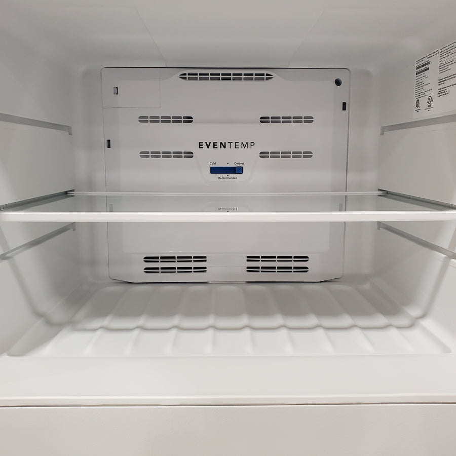 Frigidaire 30" Wide Garage Ready Top Freezer 18 Cu. Ft. Refrigerator with EvenTemp Cooling System and Spacious Interior Storage in White 22132SD137 - FFTR1814WW - Scratch & Dent (Major)