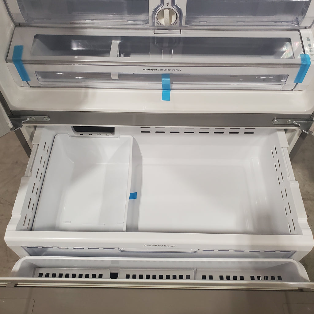 Pictures of Samsung 28.5 cu. ft. French Door Refrigerator Stainless Steel-RFG298HDRS-Certified Refurbished - Neu Appliance Outlet - Discount Appliance Outlet in Austin, Tx