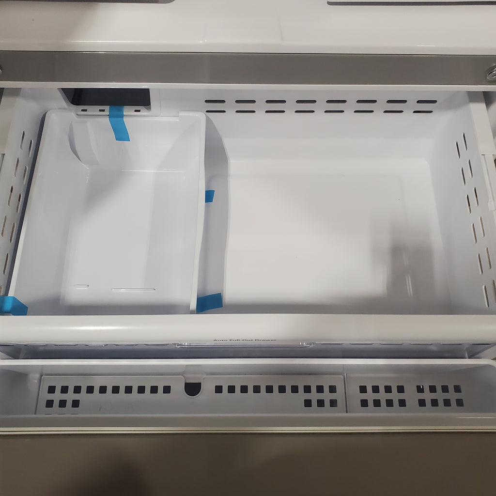 Pictures of Samsung Stainless Steel 36" French Door Refrigerator with Spill Proof Shelving and Twin Cooling System RF263AERS - Certified Refurbished - Neu Appliance Outlet - Discount Appliance Outlet in Austin, Tx