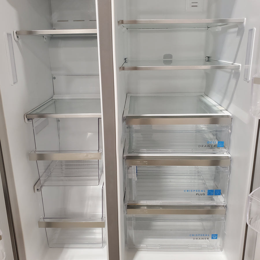 Frigidaire Gallery Smudge Proof Stainless Steel 26 Cu. Ft. Side by Side Refrigerator with Bright LED Lighting GRSS2652AF - Scratch & Dent (Moderate)