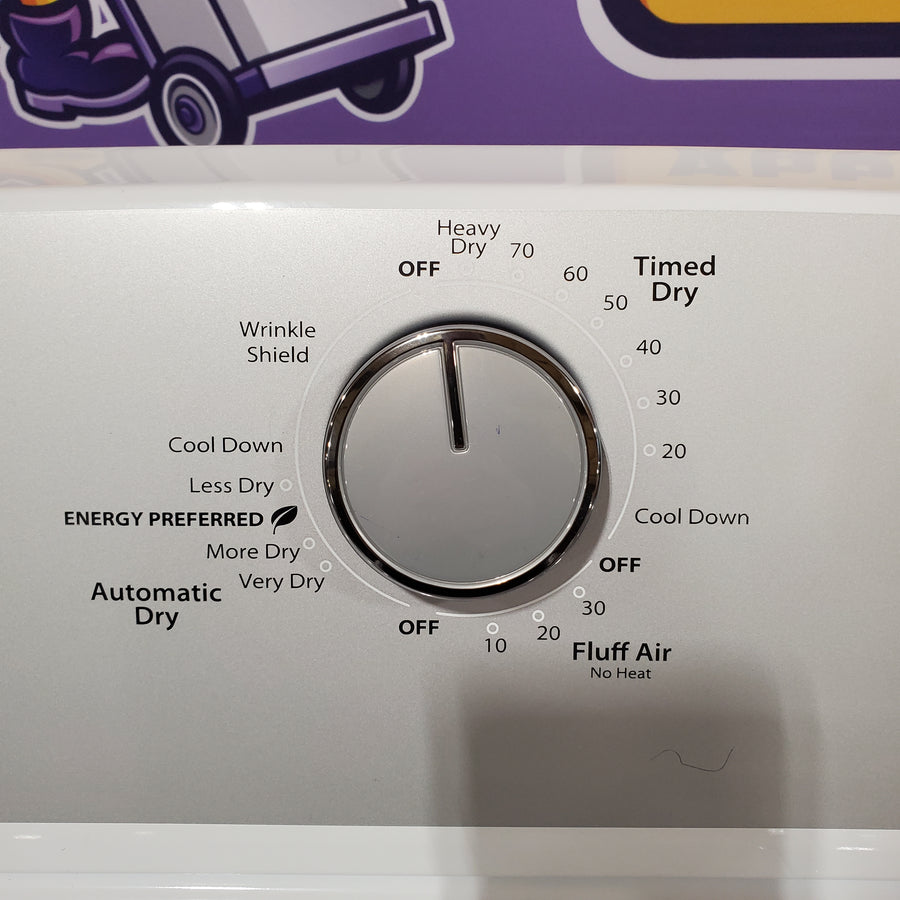 Whirlpool White Electric Extra Large 7.0 Cu. Ft. Dryer with Wrinkle Shield 22231SD297 - WED4815EW - Open Box
