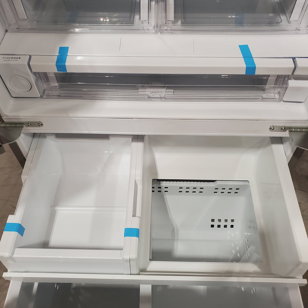 Pictures of Frigidaire 29 Cu. Ft. Standard-Depth French Door Refrigerator in Stainless Steel - 3SD555 - FRFN2813AF - Scratch & Dent (Moderate) - Neu Appliance Outlet - Discount Appliance Outlet in Austin, Tx