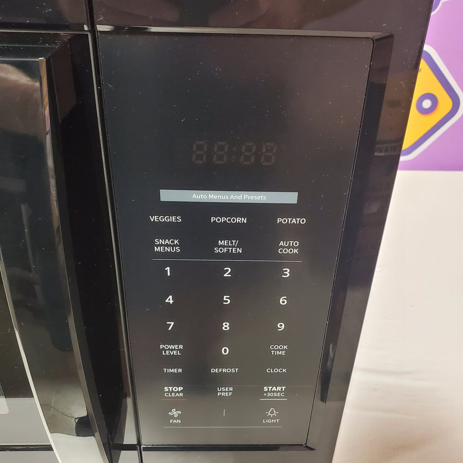 Vissani 1.7 cu. ft. 1000-Watt Over the Range Microwave in Black HVO170B - Open Box