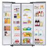 Pictures of Samsung 28-cu ft Side-by-Side Refrigerator Smart Compatible with Ice Maker with Ice Dispenser in Fingerprint Resistant Stainless Steel 4SD398 - RS28A500ASR - Scratch & Dent (Minor) - Neu Appliance Outlet - Discount Appliance Outlet in Austin, Tx