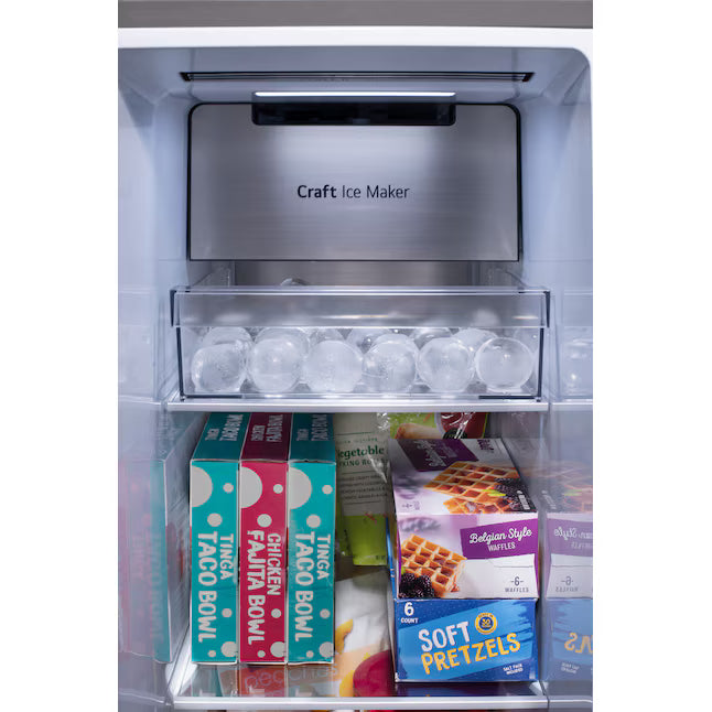 LG 27 cu. ft. Side-By-Side InstaView® Refrigerator in PrintProof Stainless Steel 22131SD111 - LRS0S2706S - Scratch & Dent (Minor)