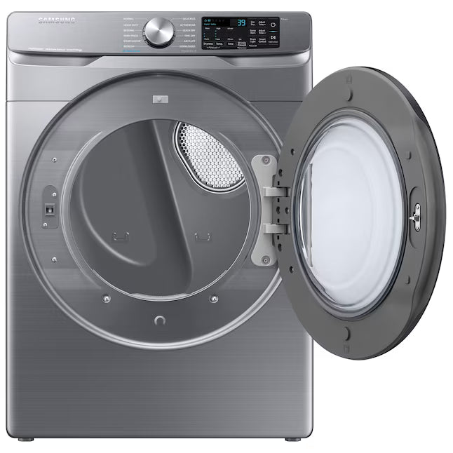 Samsung 7.5 cu. ft. Front Load Electric Dryer with Steam 22131SD77 - DVE45B6300P - Scratch & Dent (Minor)