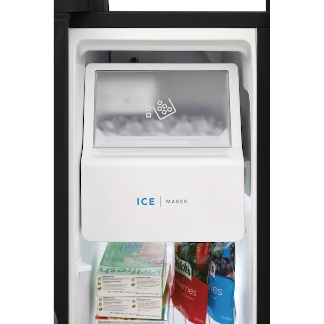 Frigidaire Black 26 Cu. Ft. Standard-Depth ENERGY STAR Side-by-Side Refrigerator with EvenTemp™ Cooling System 22231SD329 - FRSS2623AB - Scratch & Dent (Minor)