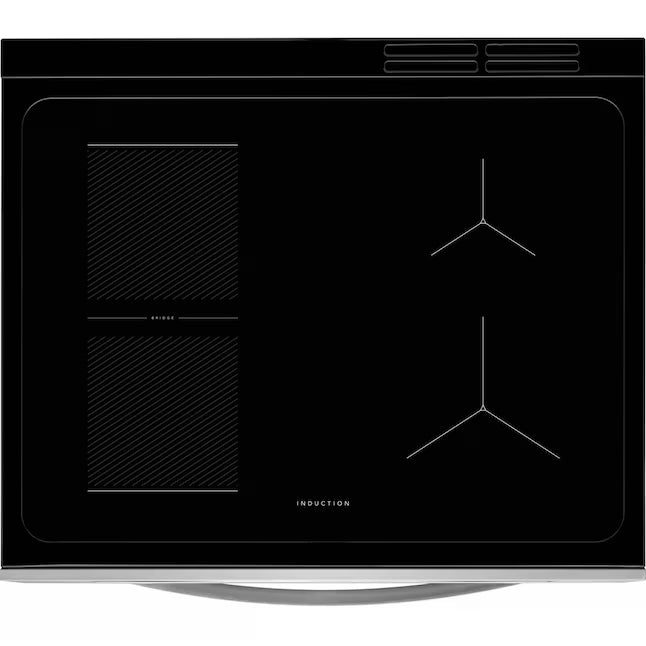 Frigidaire 4 Burners 5.3-cu ft, Air Fry Convection Oven Slide-In Single Induction Range in Stainless Steel 3SD1036 - FCFI3082BS - Scratch & Dent (Minor)