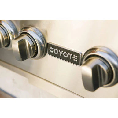 Coyote 30 Inch Built-In Grill with 2 Infinity Burners™, RapidSear™ Infrared Burner, 700 sq. in. Cooking Surface, Rotisserie and Smoker Box 1117267 - C2SL30NG - Open Box
