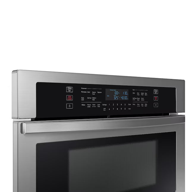 Samsung 5.1 cu. ft. Electric Wall Oven and Microwave Combo in Stainless Steel with Wi-Fi Connectivity NQ70T5511DS - Open Box