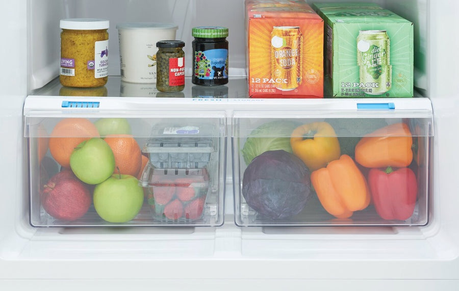 Frigidaire 18 Cu. Ft. Garage Ready Top Freezer Refrigerator 20131SD195 - FFHT1814YW - Scratch & Dent (Moderate)
