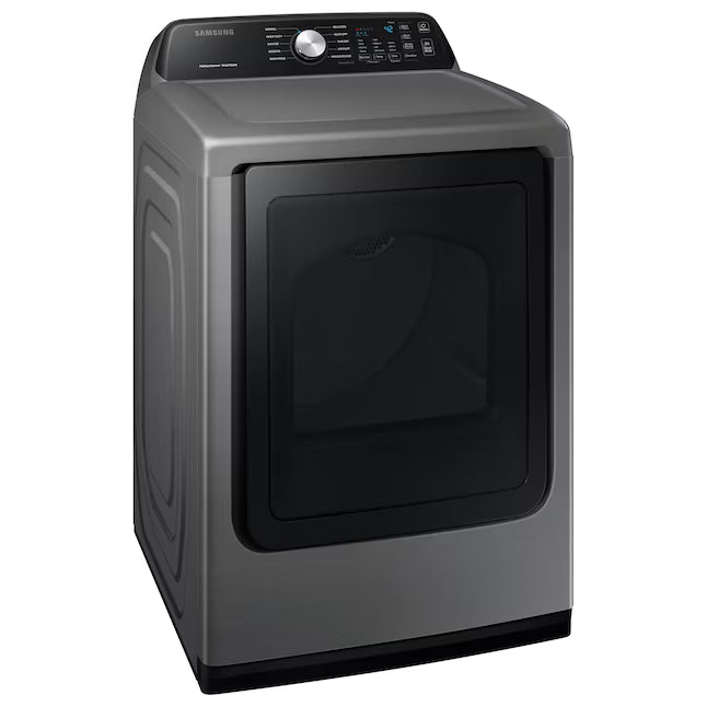 Samsung Platinum Electric 7.4 Cu. Ft. Dryer with Sensor Dry DVE45T3400P - Certified Refurbished
