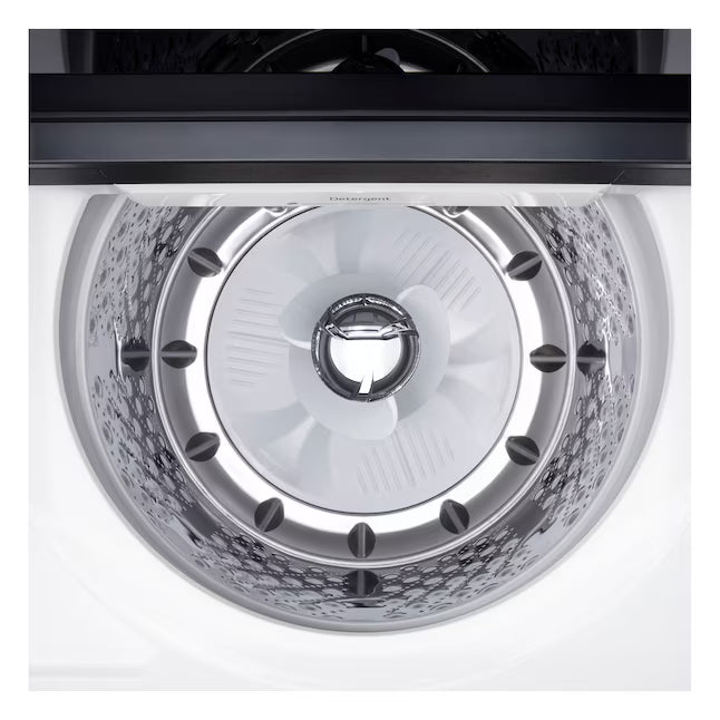 LG 5.3 cu. ft. SMART Mega Capacity Top Load Washer in Alpine White with Agitator, Easy Unload and TurboWash3D Technology 22132SD120 - WT8405CW - Scratch & Dent (Minor)