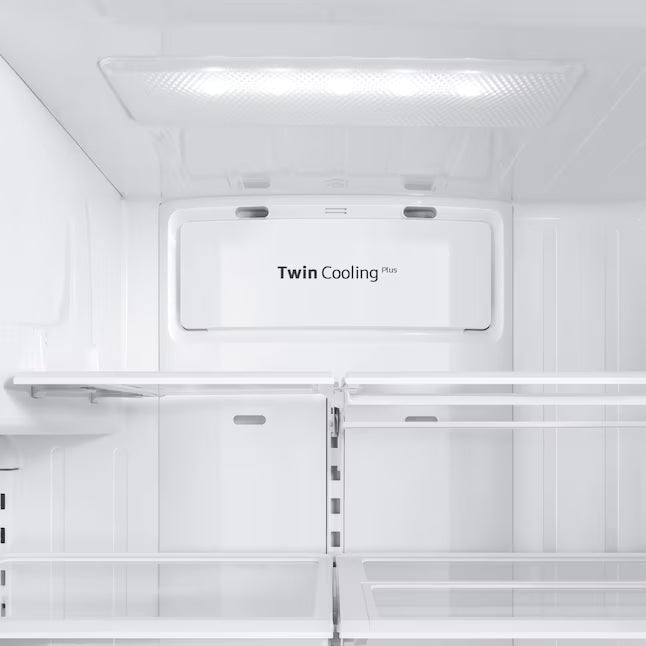 Samsung French Door with Family Hub, 24.2 cu. ft in Stainless Steel RF265BEAESR - Scratch & Dent (Major)