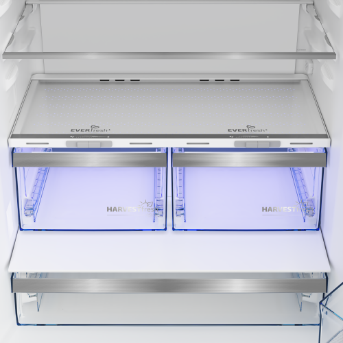 Beko 30” Counter-Depth Bottom Freezer Refrigerator with Ice Maker, Right Hinge BFBF30116SSIM - Scratch & Dent (Moderate)
