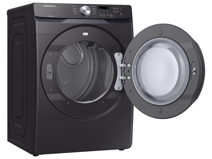 Samsung Frontload Brushed Black7.5 Cu. Ft. Electric Dryer with Sensor Dry 31131SD53 - DVE45T6000V - Scratch & Dent (Minor)
