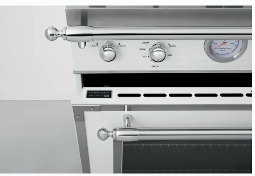Bertazzoni 36 Inch Freestanding Gas Range with 6 Sealed Burners, 5.7 cu. ft. Oven Capacity, European Convection Oven, and 19000 BTU Power Burners HER366BCFGMAVT - Scratch & Dent (Minor)