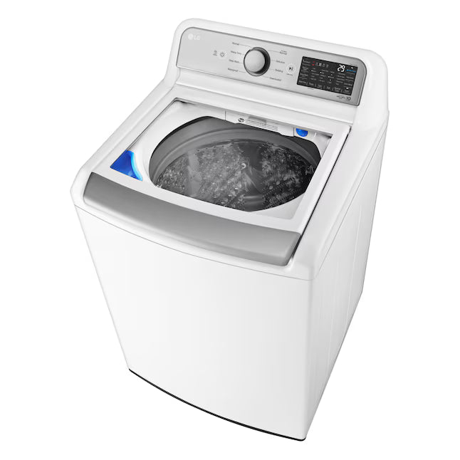 LG 5.5 cu. ft. Mega Capacity Smart Wi-Fi Enabled Top Load Washer with Impeller & TurboWash3D™ Technology WT7400CW - Certified Refurbished