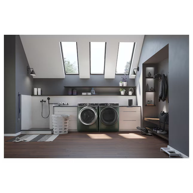 GE Profile™ ENERGY STAR® 7.8 cu. ft. Capacity Smart Front Load Gas Dryer with Steam and Sanitize Cycle GE9929 - PFD95GSPWGN - New in Box