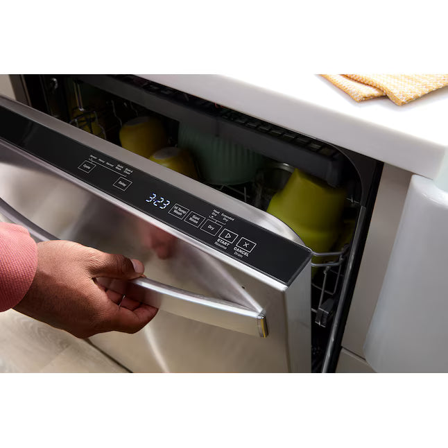 Whirlpool Dishwasher with AI Intelligent Wash and 47 dBA in Stainless Steel 30131SD51 - WDT750SAKZ - Scratch & Dent (Minor)