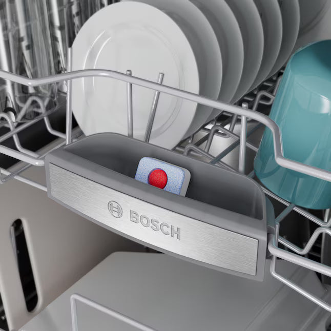 Bosch 500 Series 24 in. Stainless Steel Top Control Tall Tub Pocket Handle Quietest 44 dBA Dishwasher with Stainless Steel Tub SHP65DM5N - Scratch & Dent (Minor)