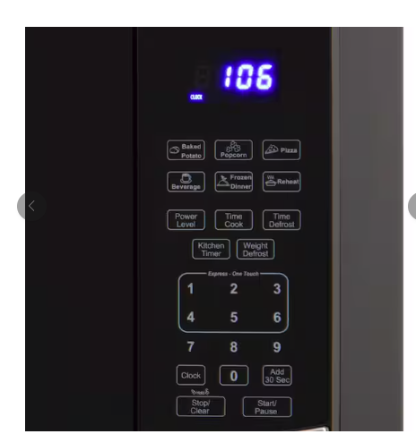 Avanti 0.9 cu. ft. 19 in. W Countertop Microwave in Stainless Steel 251317SD1274 - MT09V3S - Scratch & Dent (Minor)
