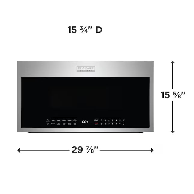 Frigidaire Gallery 1.9 Cu. Ft. Over-The-Range Microwave with Sensor Cook 251316SD1174 - GMOS1964AF - New in Box
