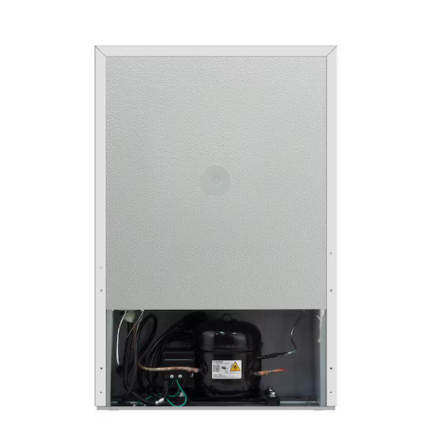 RCA 2.6-cu ft Mini Fridge with Freezer in White 25137SD735 - ACFR283-WHITE-6COM - Scratch & Dent (Minor)
