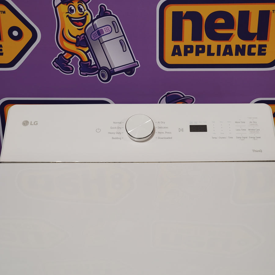 LG 7.3 cu. ft. Ultra Large Capacity Rear Control Electric Dryer with AI Sensing and ThinQ® Smart Features 6SD37 - DLE8200W - Open Box
