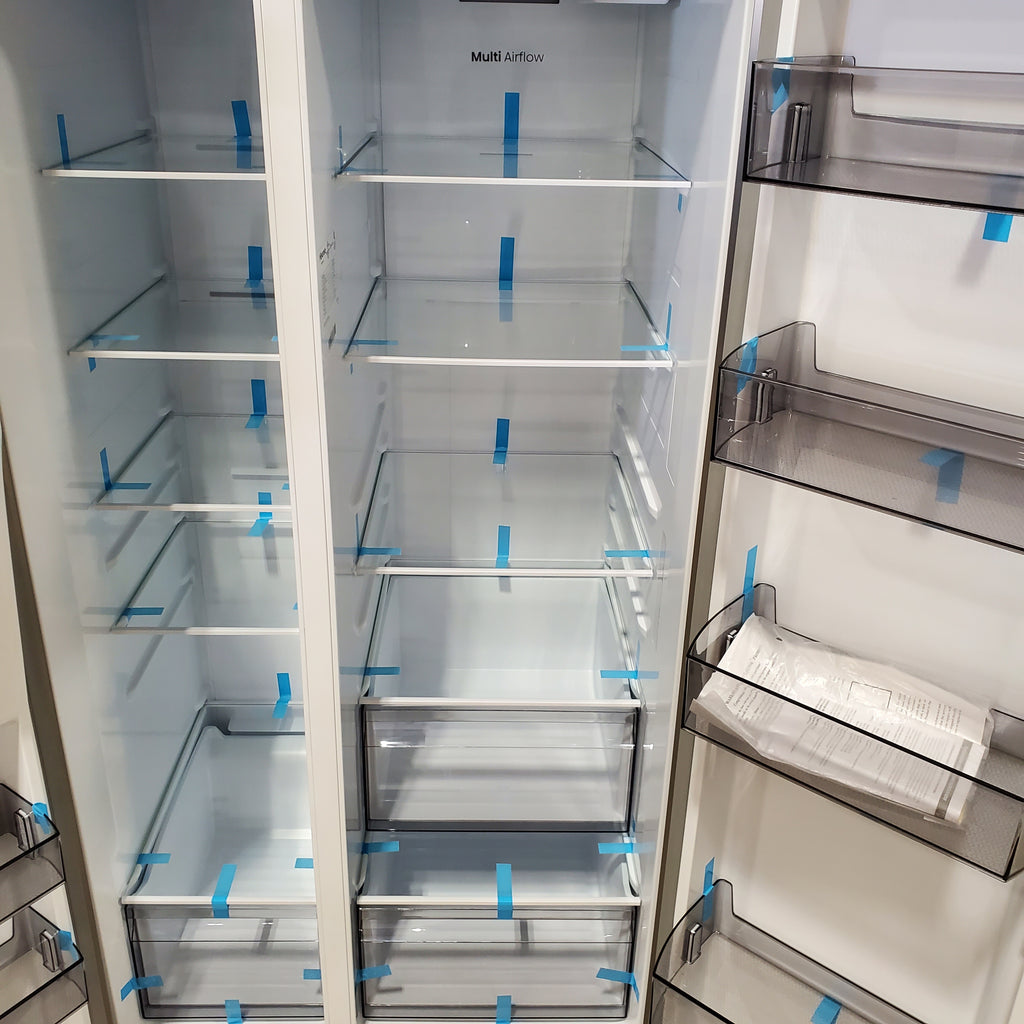 Hisense 29.1 cu. ft. Standard Depth Side by Side Refrigerator Stainless Steel 3SD899 - HRS290P5FSE - Scratch & Dent (Minor)