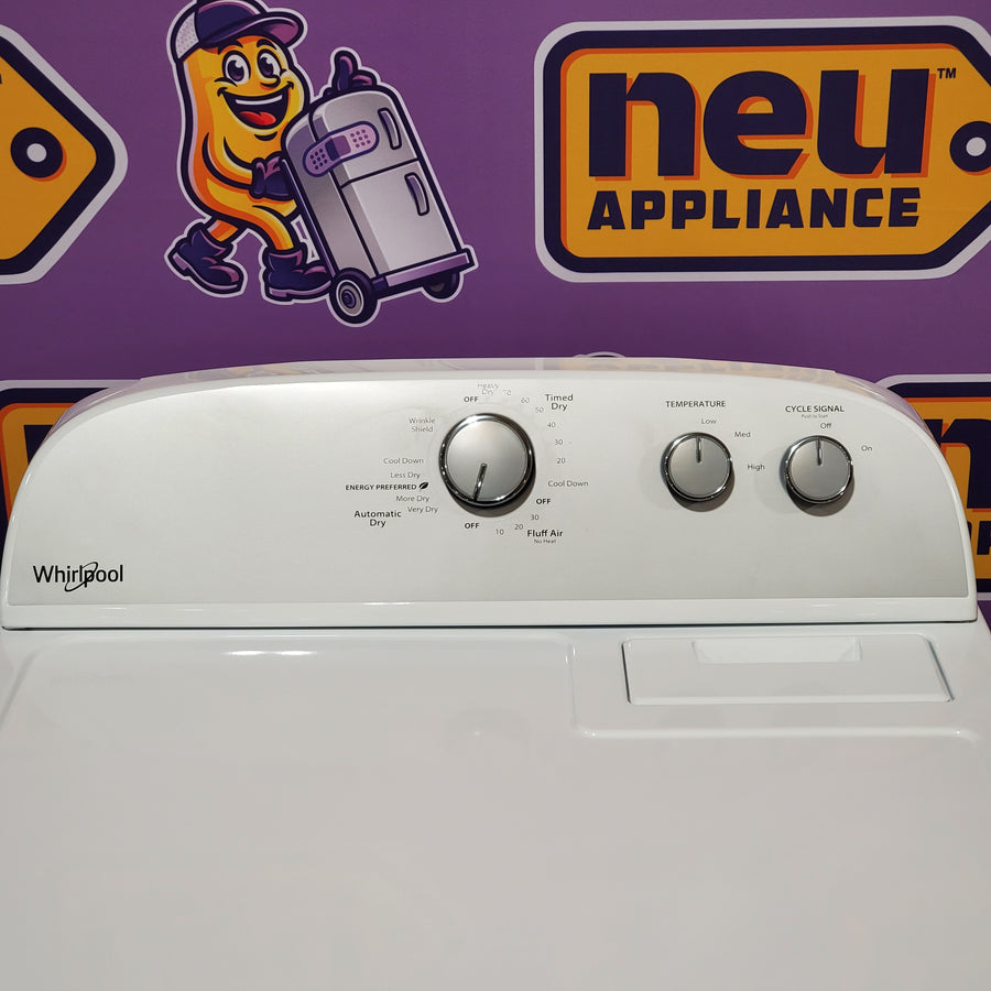 Whirlpool White Electric Extra Large 7.0 Cu. Ft. Dryer with Wrinkle Shield 6SD71 - WED4815EW - Open Box