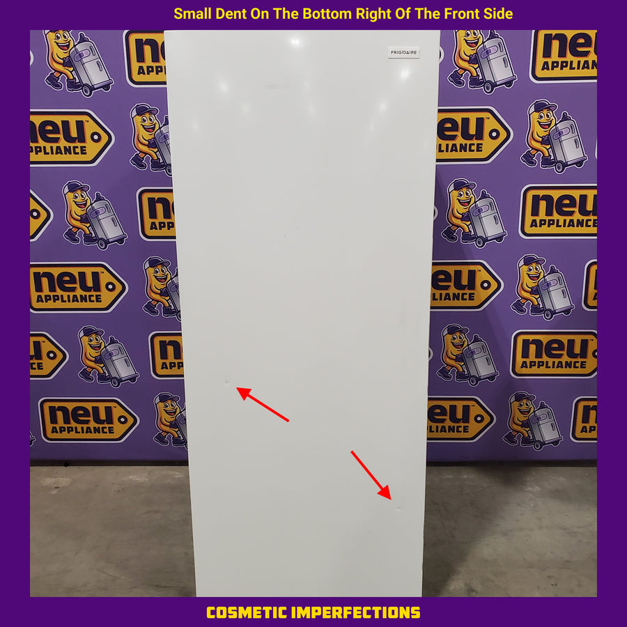 Frigidaire 16 Cu. Ft. Garage Ready Upright Freezer 25134SD455 - FFFU16F2VW - Scratch & Dent (Minor)